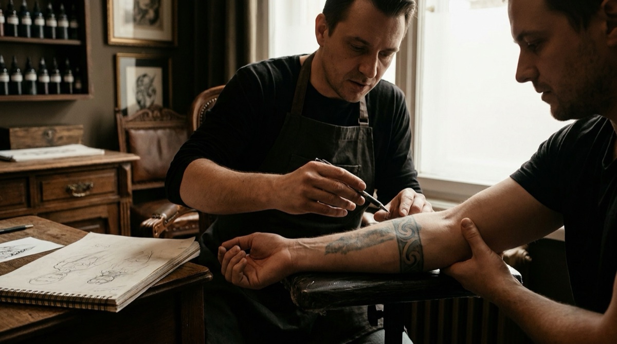 AI-generated cover illustration: Tattoo Removal or Cover-Up? An Honest Guide to Your Options